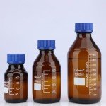 Amber Glass Reagent Media Storage Bottle, 1000 ml