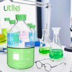 2-Pack 2000ml Lab Media Bottles - PP Material
