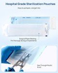 JMU Self-Sealing Autoclave Sterilization Pouches, 2000 Pack