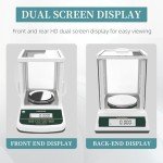 Digital Analytical Balance 200g/0.001g Dual Display
