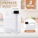 Ziliny 3-Pack 32 oz Plastic Storage Jugs
