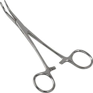 DEXSUR 5.5-Inch Curved Hemostat Forceps Clamp