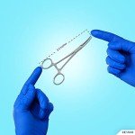 DEXSUR 5.5-Inch Curved Hemostat Forceps Clamp