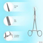 DEXSUR 5.5-Inch Curved Hemostat Forceps Clamp