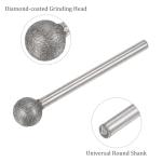 Diamond Grinding Bits Set - 20pcs, 8mm Dia