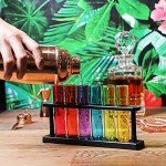4 Pack Plastic Test Tubes with Rack - Multi-Use