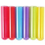 4 Pack Plastic Test Tubes with Rack - Multi-Use