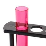 4 Pack Plastic Test Tubes with Rack - Multi-Use