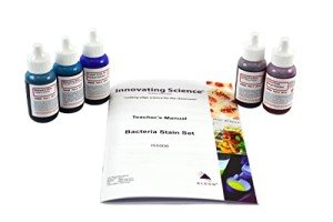 Aldon Science Bacteria Stain Set - 5 Dropper Bottles
