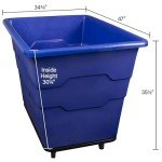 16 Bushel Utility Cart with Steel Base - Yellow