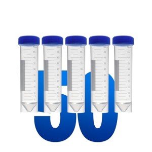 LabXcel 50ml Polypropylene Centrifuge Tubes – 50 Pack