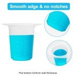 25-Piece 100ml Triangular Plastic Beaker Set