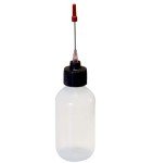 2-Pack 2oz Plastic Squeeze Bottles with Stainless Tips