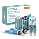 NU Aqua 5-Stage Reverse Osmosis Filter Replacement Set