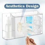 4-Compartment Wall-Mounted Hygiene Dispenser Station