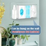 4-Compartment Wall-Mounted Hygiene Dispenser Station