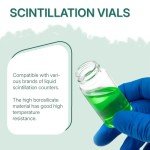 20 ml Borosilicate Scintillation Glass Vials - 100 Pack