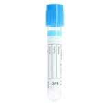 Blue 3mL Vacuum Collection Tubes for Veterinary Labs
