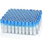 Blue 3mL Vacuum Collection Tubes for Veterinary Labs