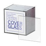 100 Pcs Microscope Cover Glass Square 22x22mm