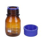 20 Pack 100 mL Amber Glass Lab Bottles