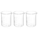 PATIKIL 100ml Low Form Glass Beaker Set