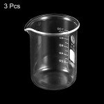PATIKIL 100ml Low Form Glass Beaker Set