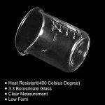 PATIKIL 100ml Low Form Glass Beaker Set