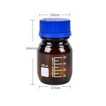 100ml Amber Glass Reagent Storage Bottle with Cap