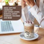 Chemistry Glass Beaker Mugs with Handle - 6 Pack