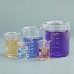 Stonylab Borosilicate Glass Beaker Set, 5 Sizes
