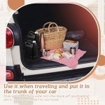 6-Pack 1-Gallon Square Plastic Jugs with Lids
