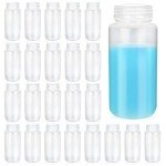 20 Pcs Wide Mouth 16oz Plastic Sample Bottles