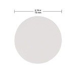Labasics 70 mm Qualitative Filter Paper Circles, 100 Pack