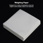 Stonylab Nitrogen-Free Weighing Paper, 75mm, 500 Pack