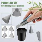 Black Rubber Stoppers, 18 Pack - Versatile Sealing Plugs
