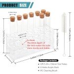 12-Pack 30ml Glass Test Tubes with Corks