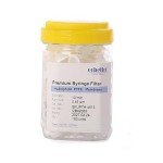 100 Pack PTFE Syringe Lab Filters 0.45μm 13mm