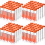 200 Pcs 50ml Self-Standing Centrifuge Tubes