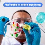 400 Pcs Sterile Plastic Petri Dishes with Lids