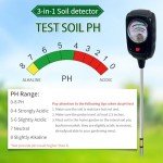 3-in-1 Soil Tester for Moisture, pH, Nutrients