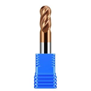 Carbide Ball Nose End Mill Bits - 1/2" Shank