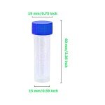50 Pack 5ml Screw Cap Cryo Tubes