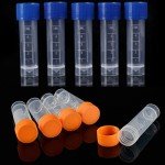 50 Pack 5ml Screw Cap Cryo Tubes