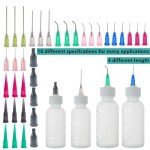 Glue Dispenser Set with Measuring Bottles and Caps