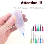 Glue Dispenser Set with Measuring Bottles and Caps
