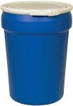 Eagle 30 Gallon Blue Plastic Lab Drum