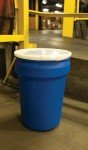 Eagle 30 Gallon Blue Plastic Lab Drum