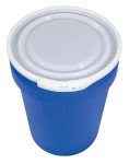 Eagle 30 Gallon Blue Plastic Lab Drum