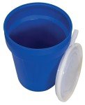 Eagle 30 Gallon Blue Plastic Lab Drum